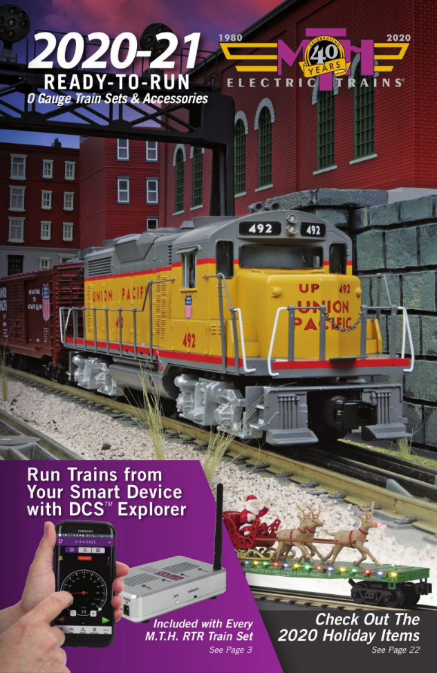 MTH 2020 RTR Catalog tagged "mthelectrictrains" MrMuffin'sTrains