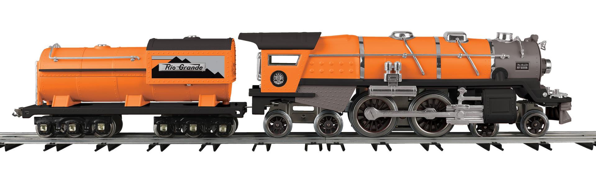 MTH 10-1353-1 - Tinplate 400E Steam Engine "Denver & Rio Grande" w/ PS3