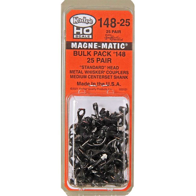 Kadee HO 148-25 - Whisker Coupler, 9/32 Center (25 Pair)