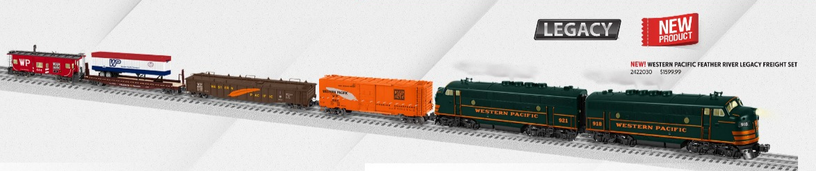 Lionel 2422030 - Legacy "Western Pacific" Feather River Freight Set