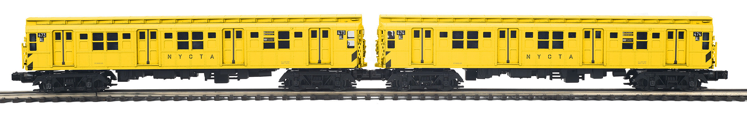 MTH 20-21944-3 - R9 Subway Set "Metropolitan Transportation Authority" (2-Car) Non-Powered
