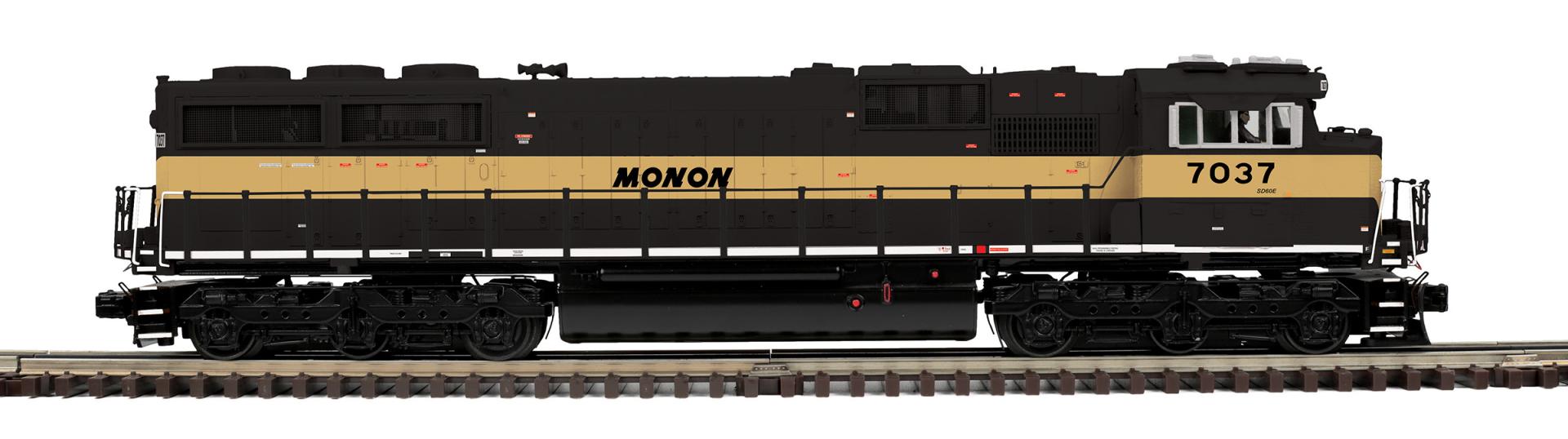 MTH 20-21982-1 - SD60E Diesel Engine "Monon" #7037 w/ PS3 - Custom Run for MrMuffin'sTrains
