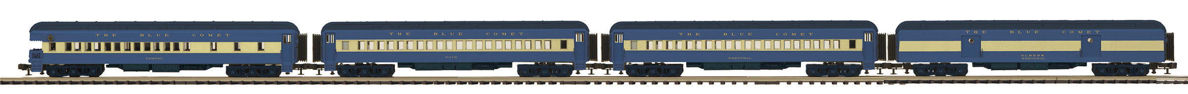 MTH 20-40083 - 70' Madison Passenger Set "Jersey Central" (4-Car)