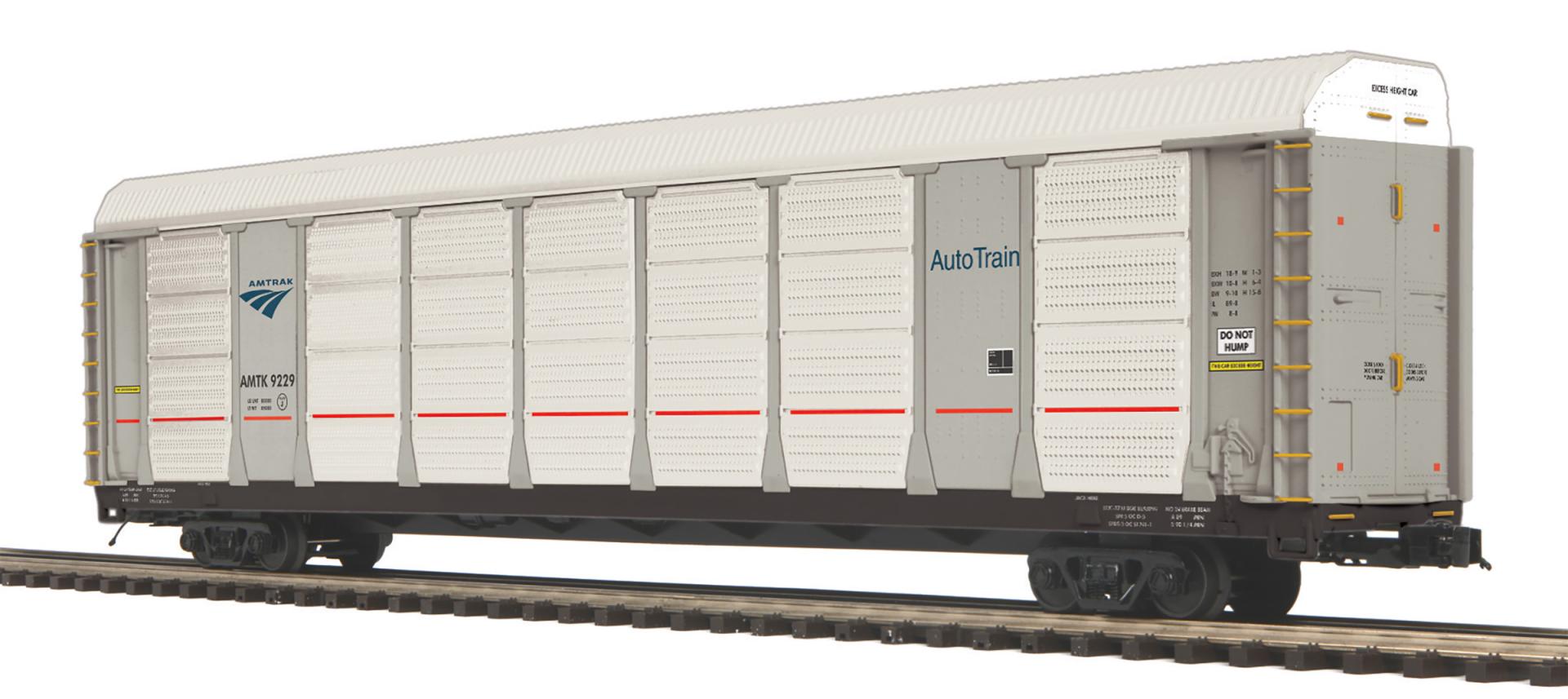 MTH 20-95816 - Corrugated Auto Carrier "Amtrak"