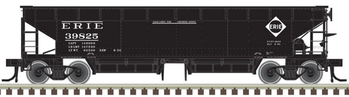 Atlas HO 20006803 - Master - ACF 70-Ton Hart Ballast Car "Erie" #39837