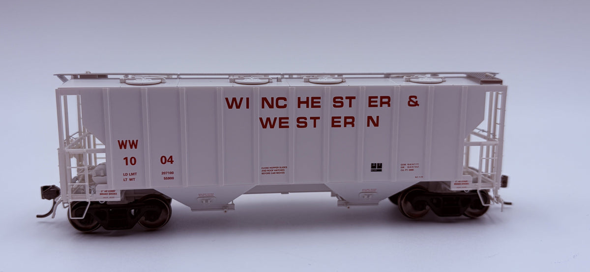 Atlas HO 20007703 - Master - Portec 3000 Covered Hopper "Winchester & Western" #1046
