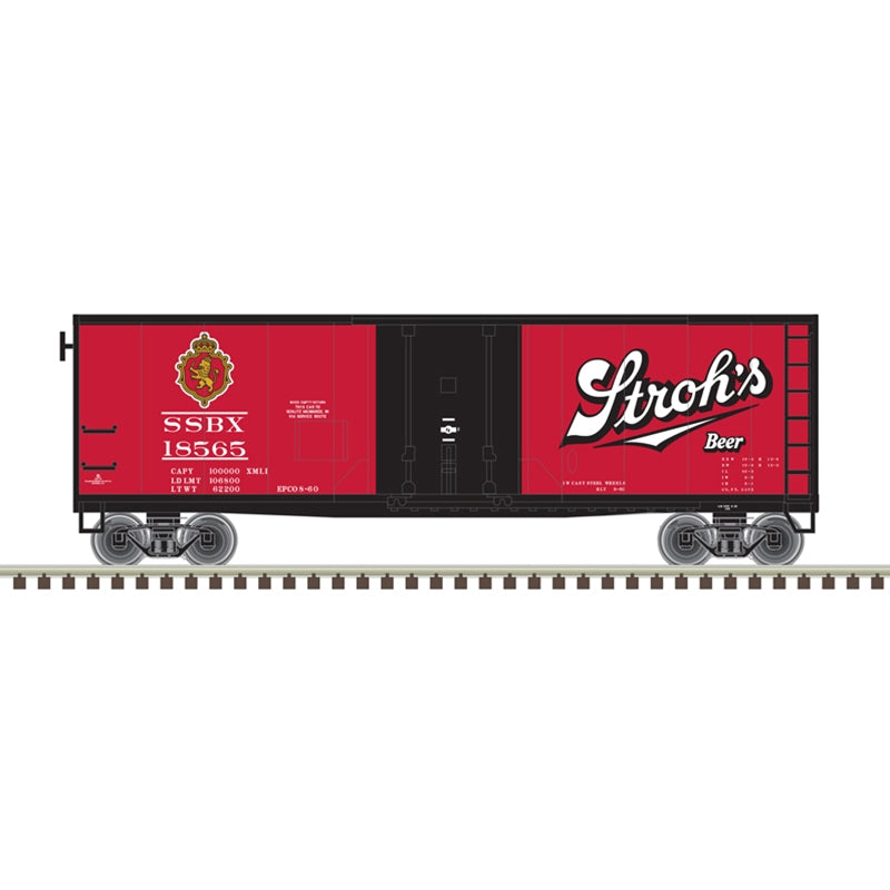 Atlas O 2001146 - Trainman - Pabst Brewing Company - 40' Plug Door Boxcar "Stroh's"