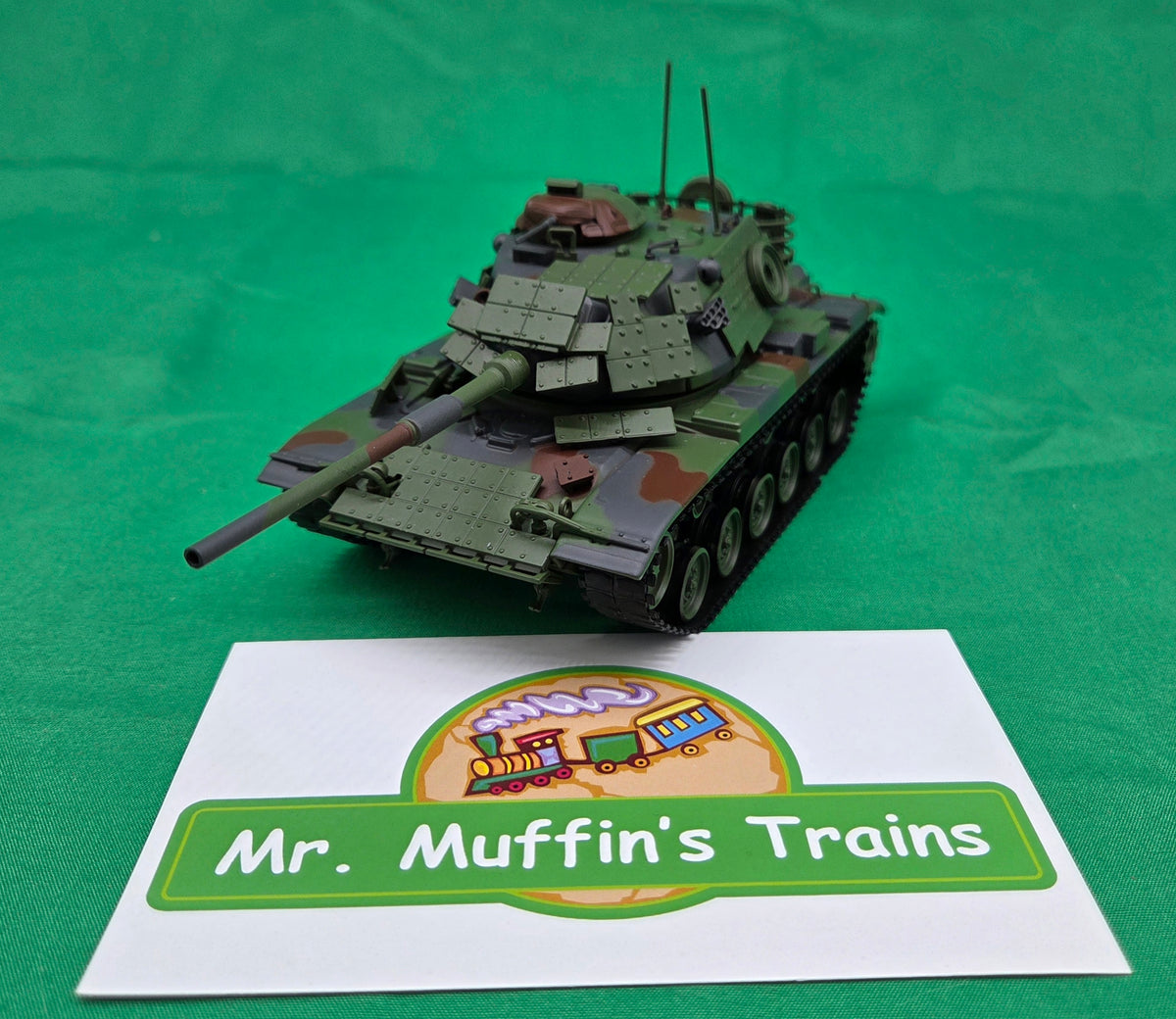 MTH - M60A1 w/ Reactive Armor Tank (Forest Camo) 1/48 Scale