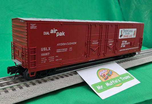 Atlas O 3001985 - Master - 53' Evans Double Plug Door Box Car "USLX" (Tropicana)