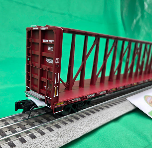 Atlas O 3001788 - Master - 73' Center Divider Flat Car "BNSF"