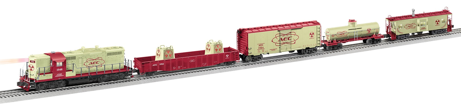 Lionel 2422080 - Legacy "AEC" Glow in the Dark Freight Set