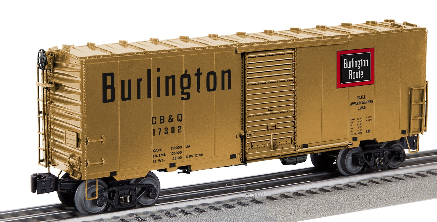 Lionel 2426020 - Freightsounds PS-1 Boxcar "Chicago, Burlington & Quincy"#17302