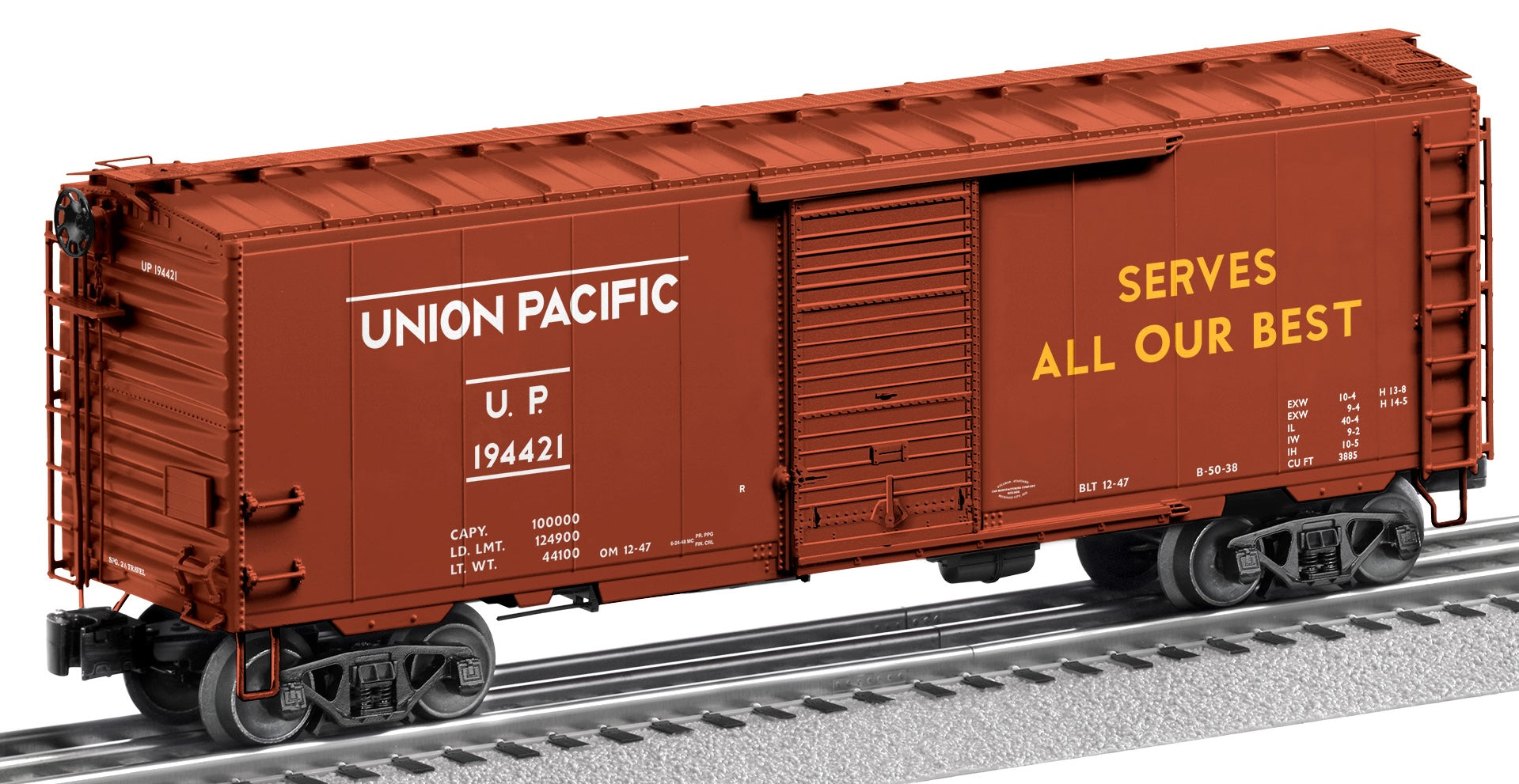 Lionel 2426090 - Freightsounds PS-1 Boxcar "Union Pacific" #194421 (WWII - Look Dad)