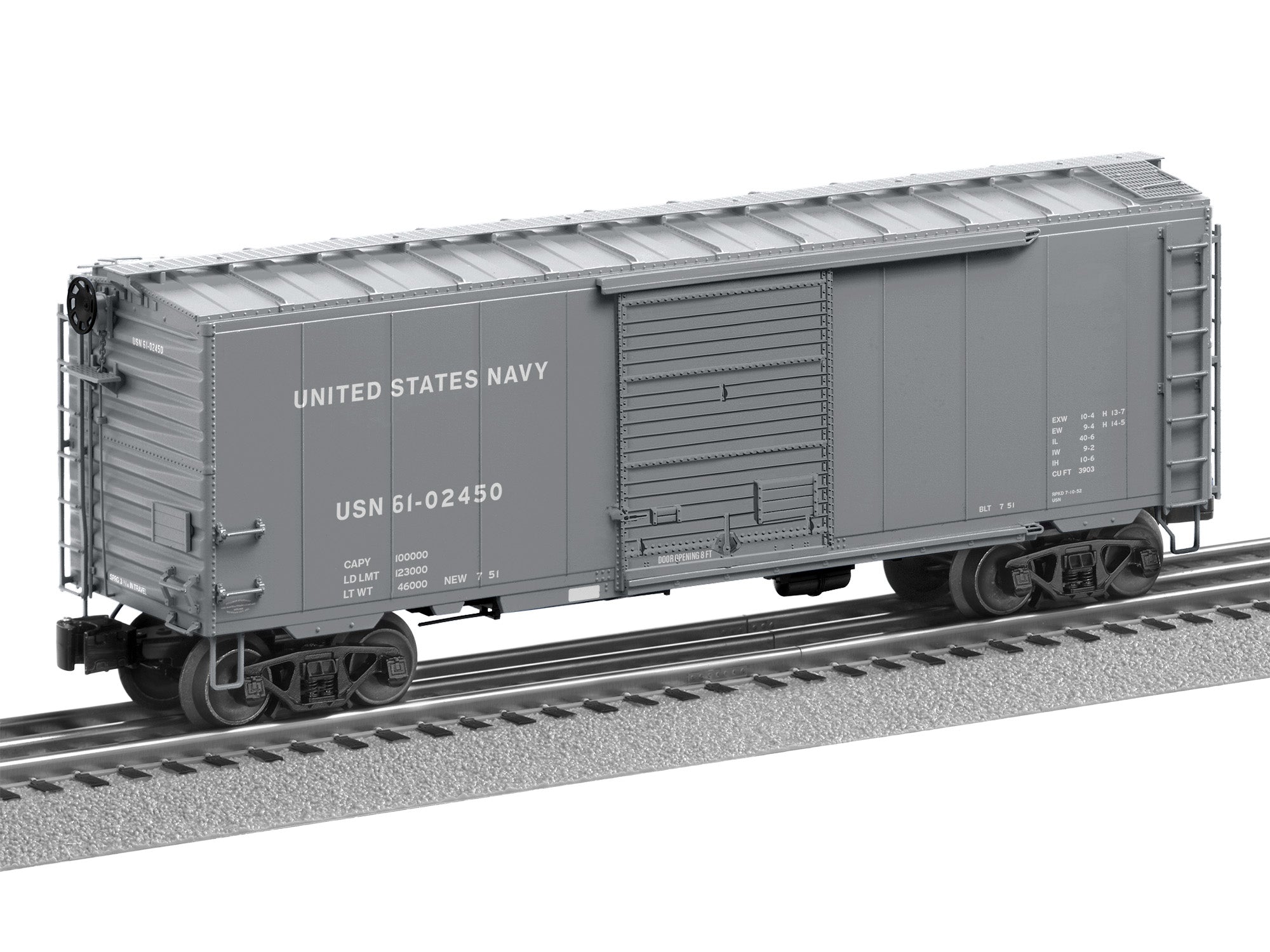 Lionel 2426110 - PatriotSounds PS-1 Boxcar "U.S. Navy" #61-02450