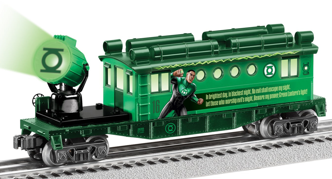 Lionel 2428300 - DC Comics - Green Lantern Caboose w/ Power Ring Searchlight