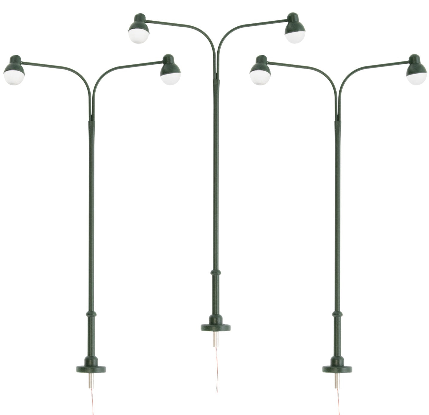 Lionel 2429220 - Double Arm Globe Light (3-Pack)