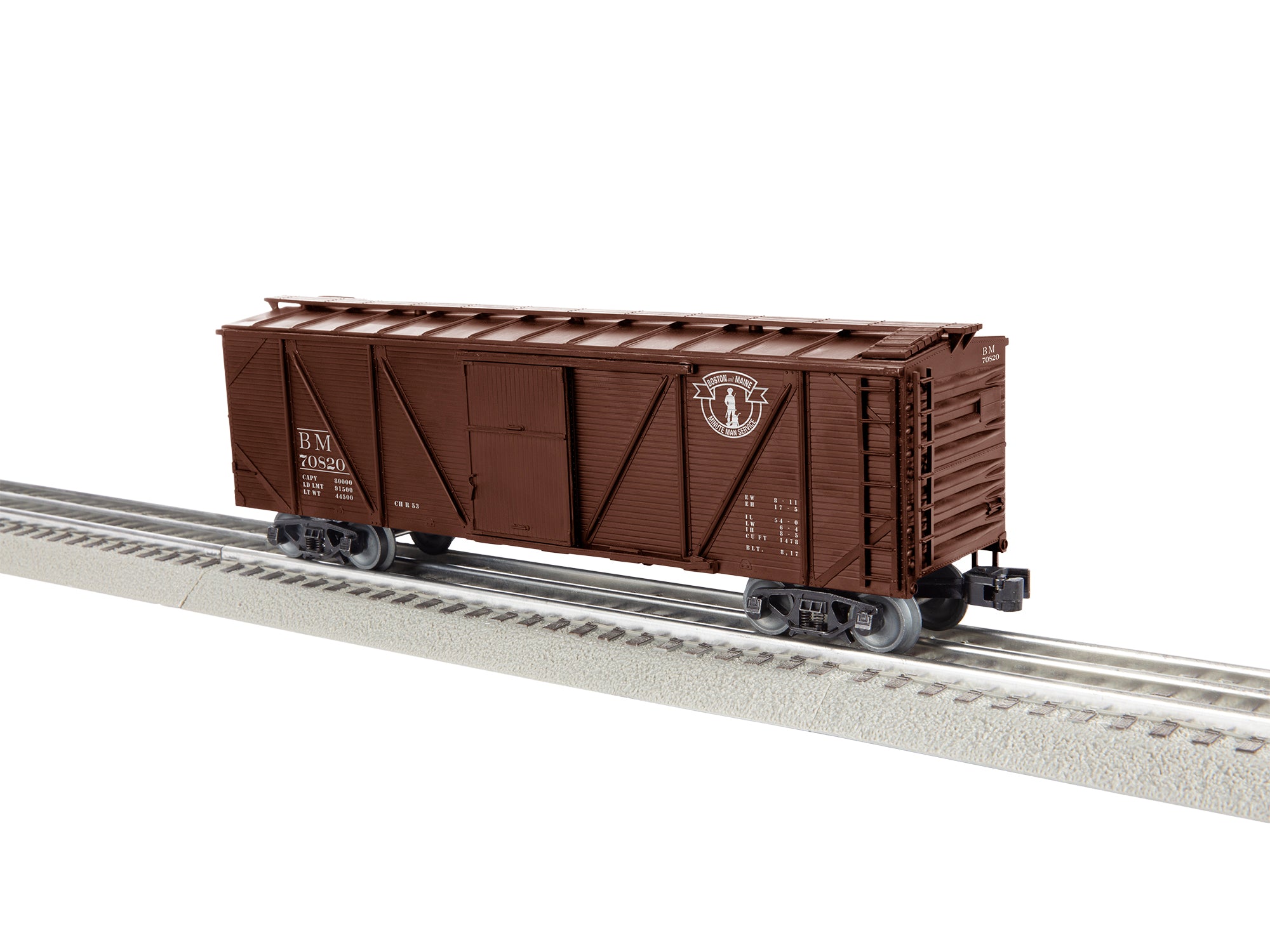 Lionel 2442161 - Single Sheathed Boxcar "Boston & Maine" #70820