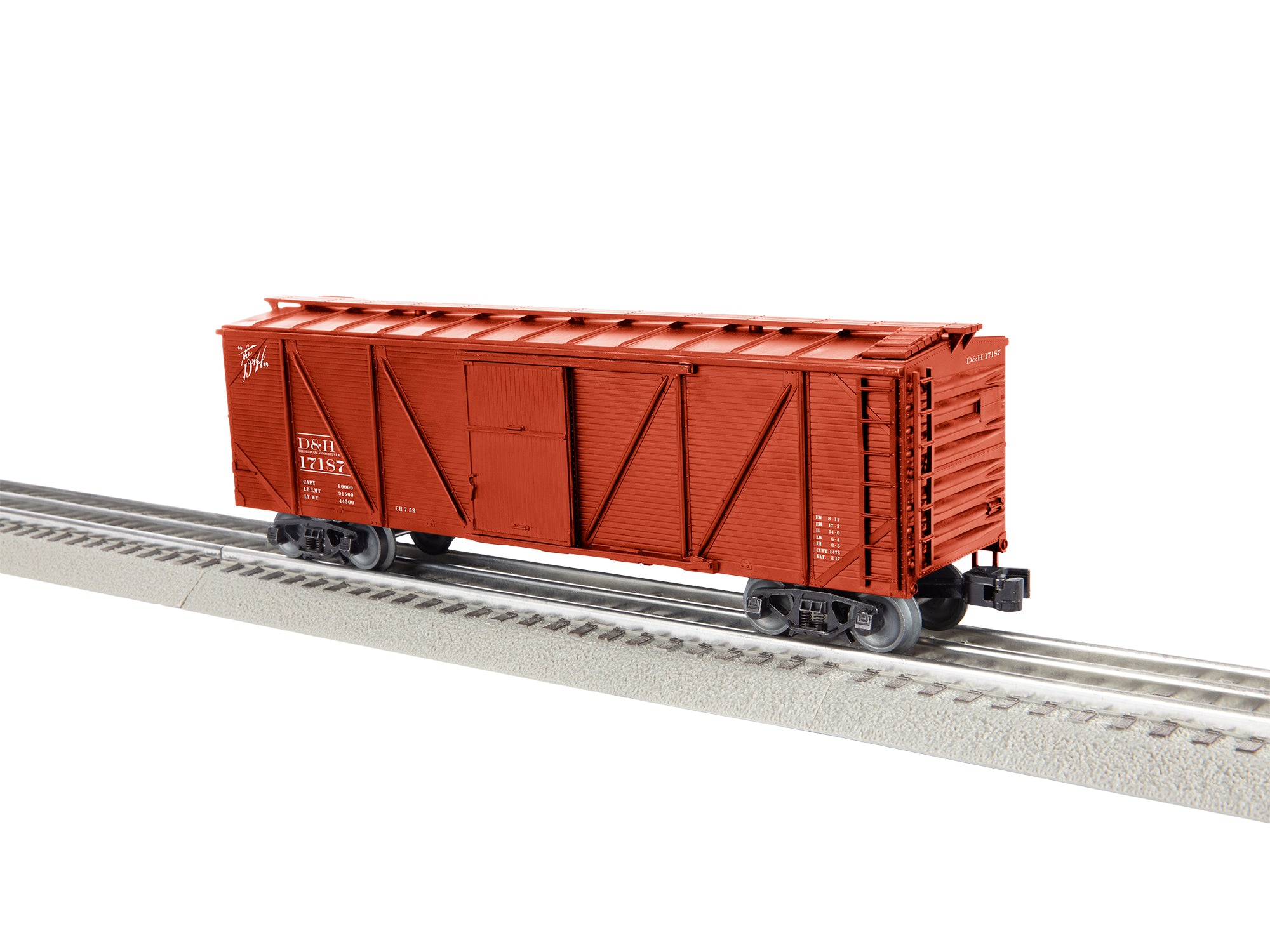 Lionel 2442171 - Single Sheathed Boxcar "Delaware & Hudson" #17187