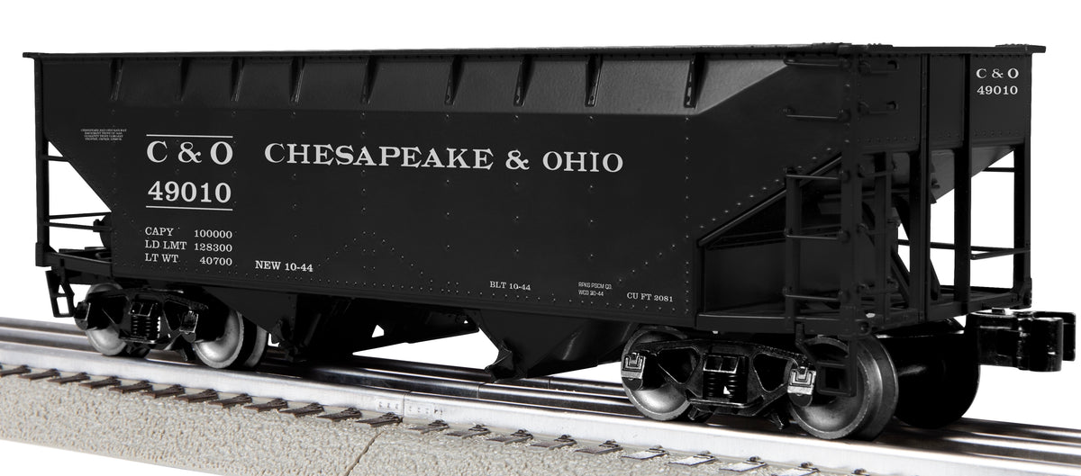 Lionel 2442300 - 2-Bay AAR Hopper Car "Chesapeake & Ohio" (3-Car) Set #1 - MrMuffin'sTrains