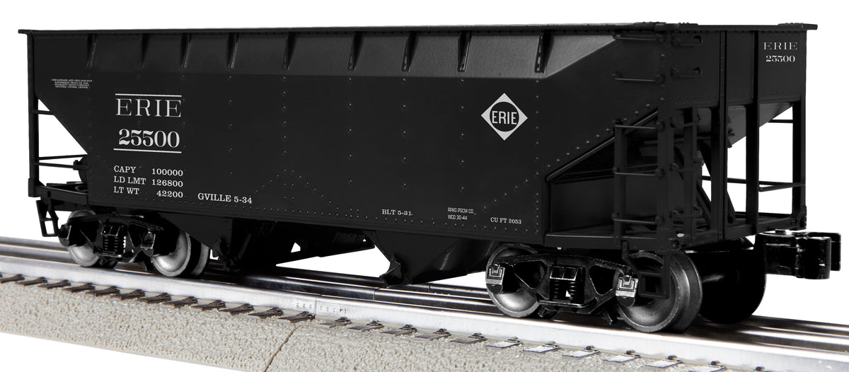 Lionel 2442315 - 2-Bay AAR Hopper Car "Erie" (3-Car) Set #2