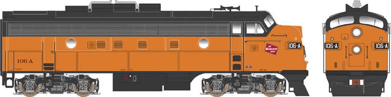Bowser HO 24606 - Executive - EMD F-7A Diesel Locomotive "Milwuakee Road" #84A