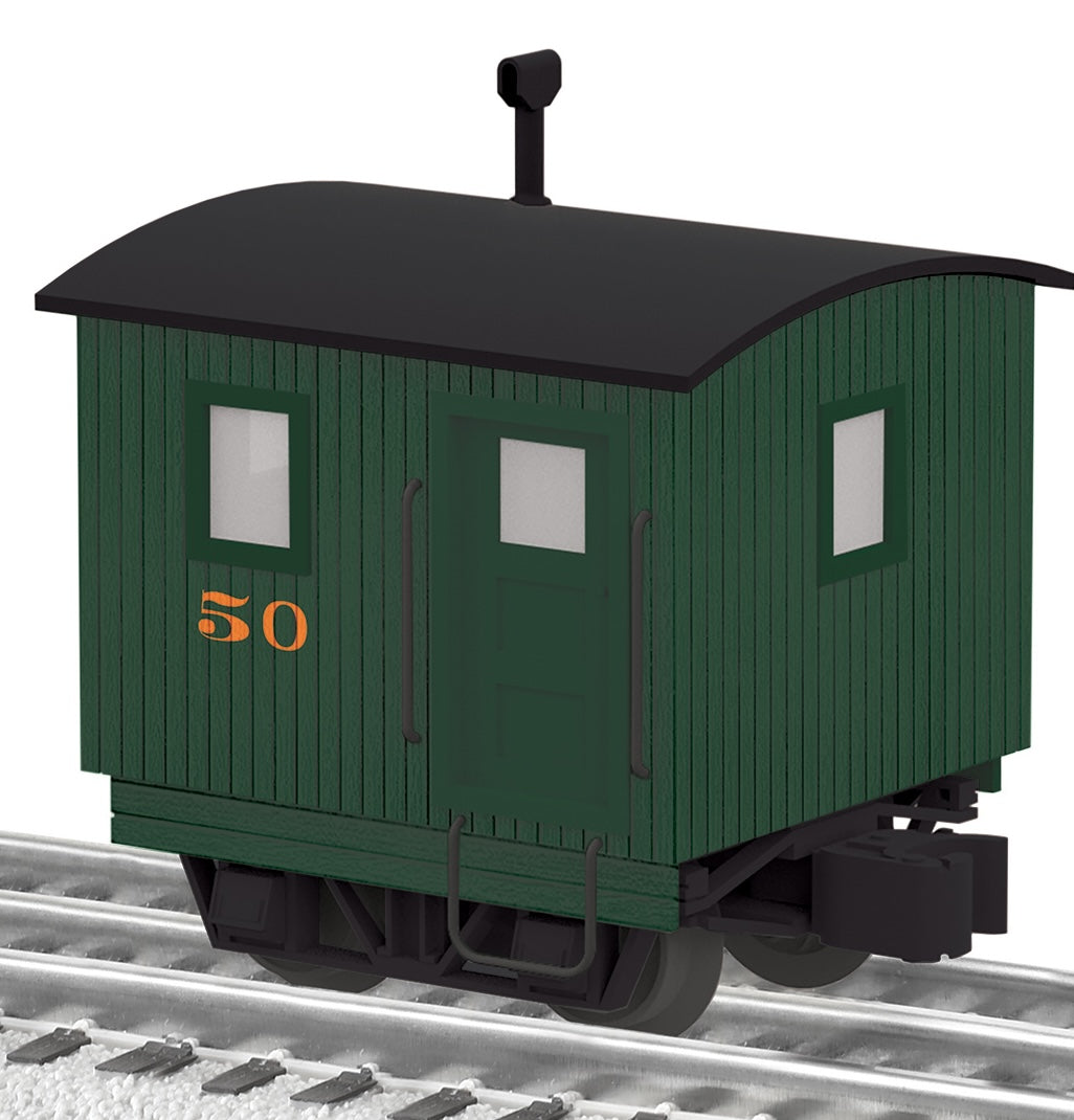 Lionel 2526750 - Disconnect Caboose Car (Green)