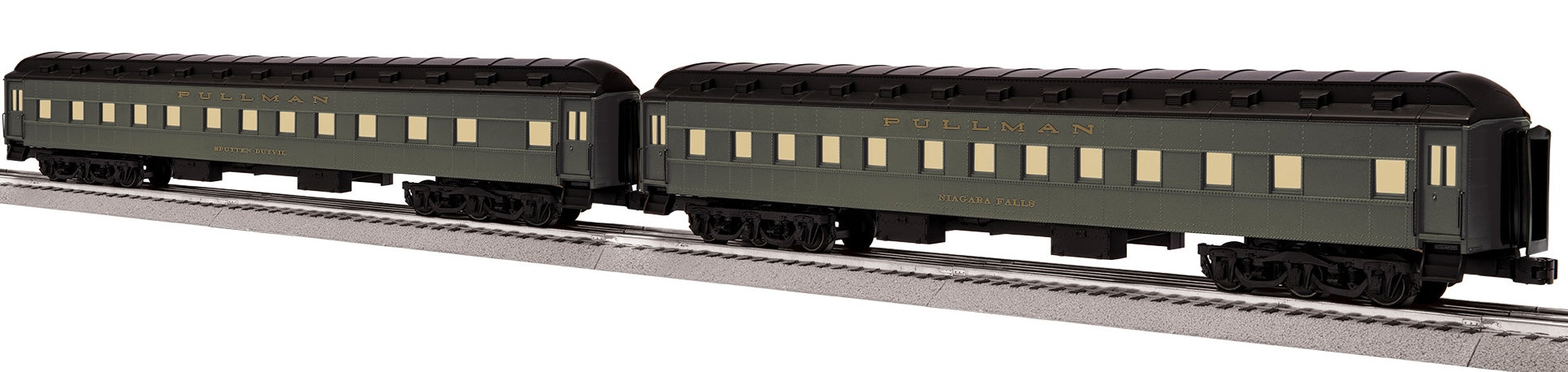 Lionel 2527600 - 20th Century 18" Passenger Car "Pullman" (2-Car) Set #2