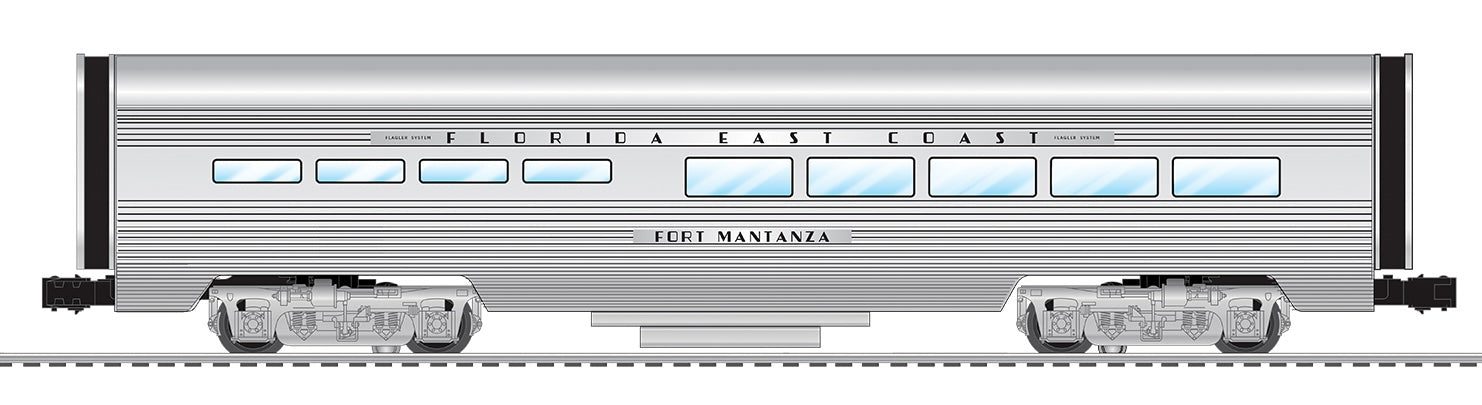 Lionel 2527710 - 15" Aluminum StationSounds Diner "Florida East Coast" #Fort Mantanza