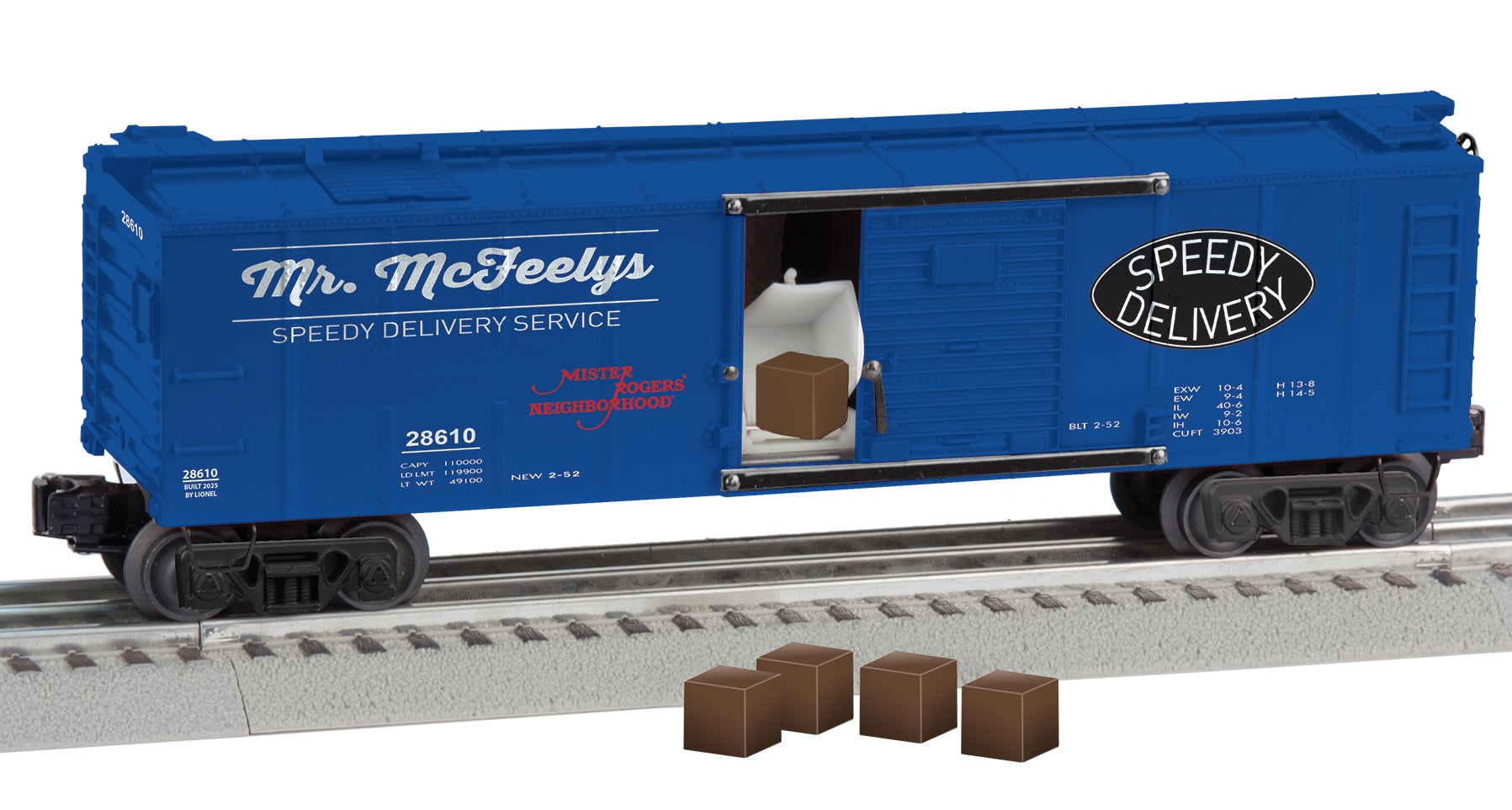 Lionel 2528610 - Mister Rogers' Neighborhood - Mail Car "Mr McFeely"