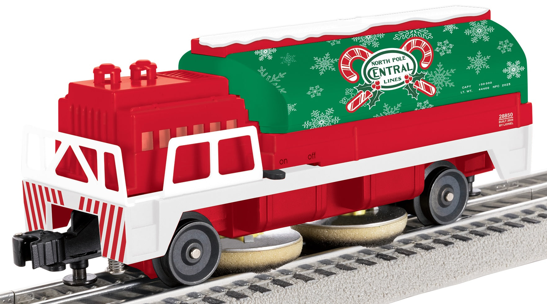 Lionel 2528850 - Track Cleaning Car "North Pole Central"