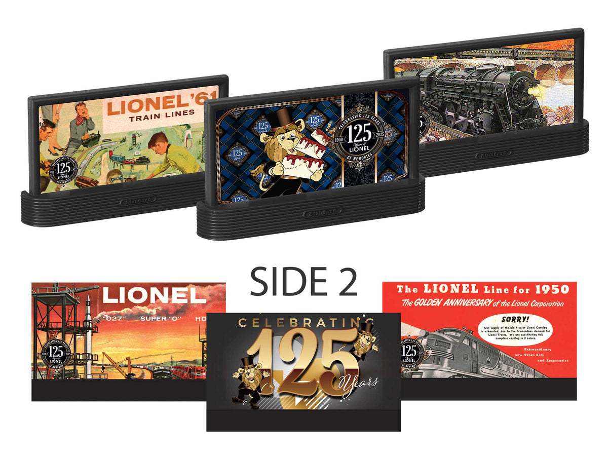 Lionel 2530050 - Lionel 125th Anniversary Billboard Pack (3-Pack)