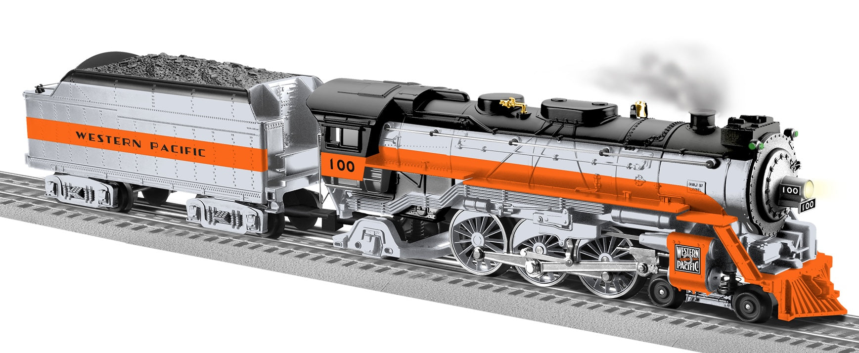 Lionel 2532100 - LionChief +2.0 Pacific Steam Locomotive "Western Pacific" #100