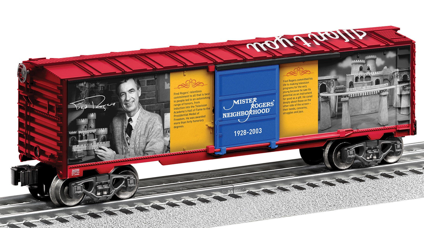 Lionel 2538200 - Mister Rogers' Neighborhood - Boxcar "Behind the Scenes"