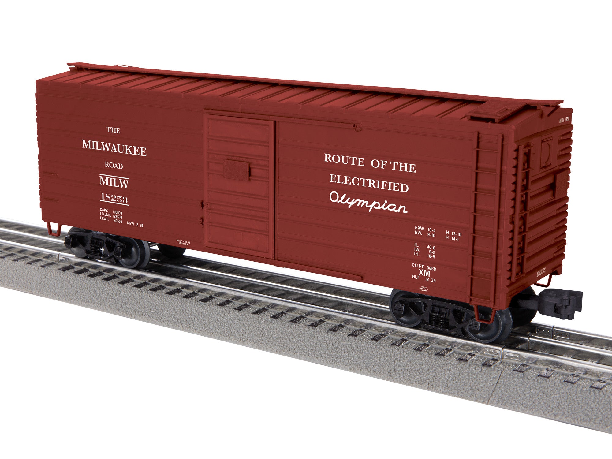 Lionel 2542021 - Rib-Side Boxcar "Milwaukee Road" #18253 (Olympian)