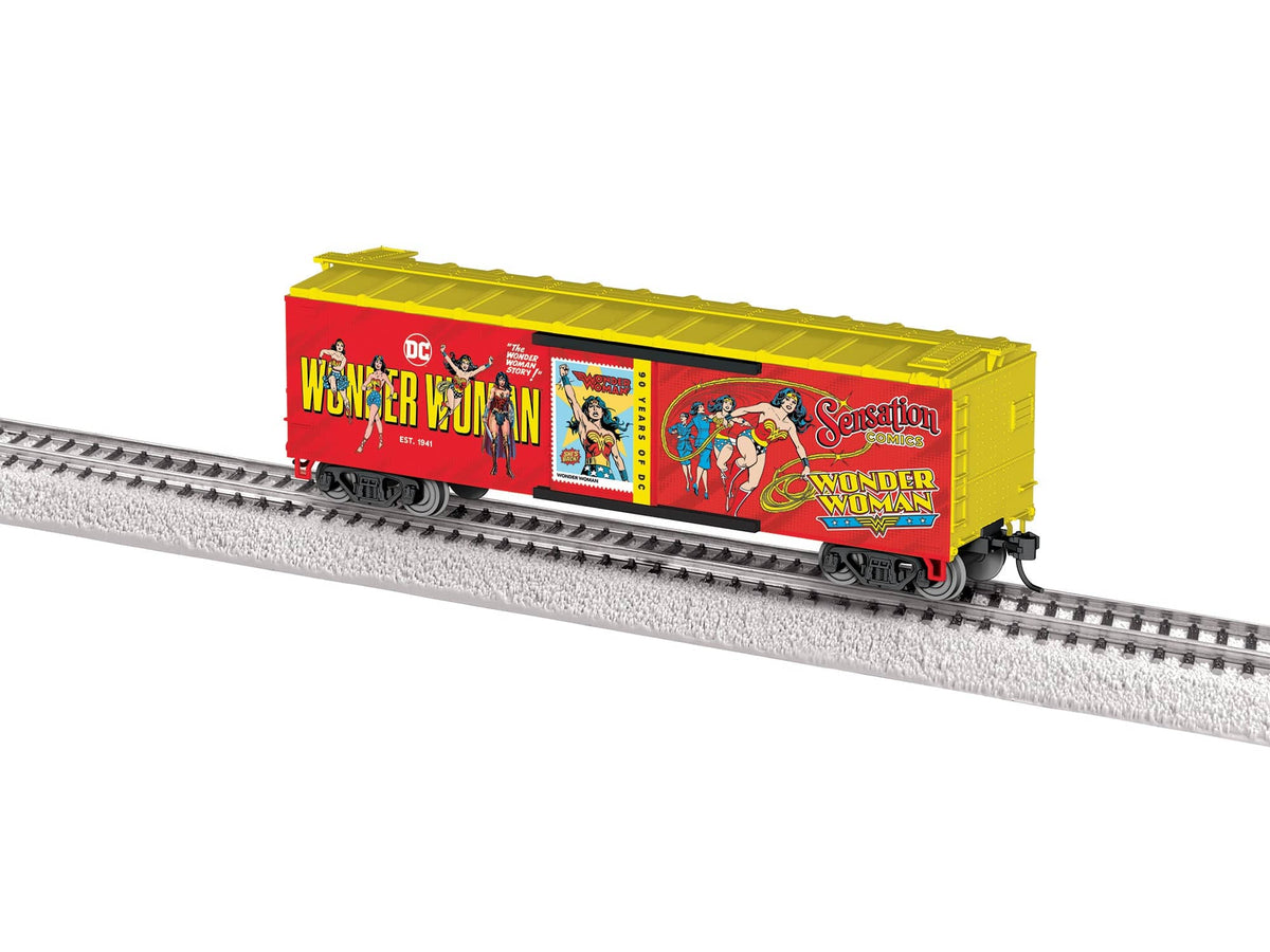Lionel HO 2554510 -DC Comics - 90th Anniversary - Boxcar "Wonder Woman"