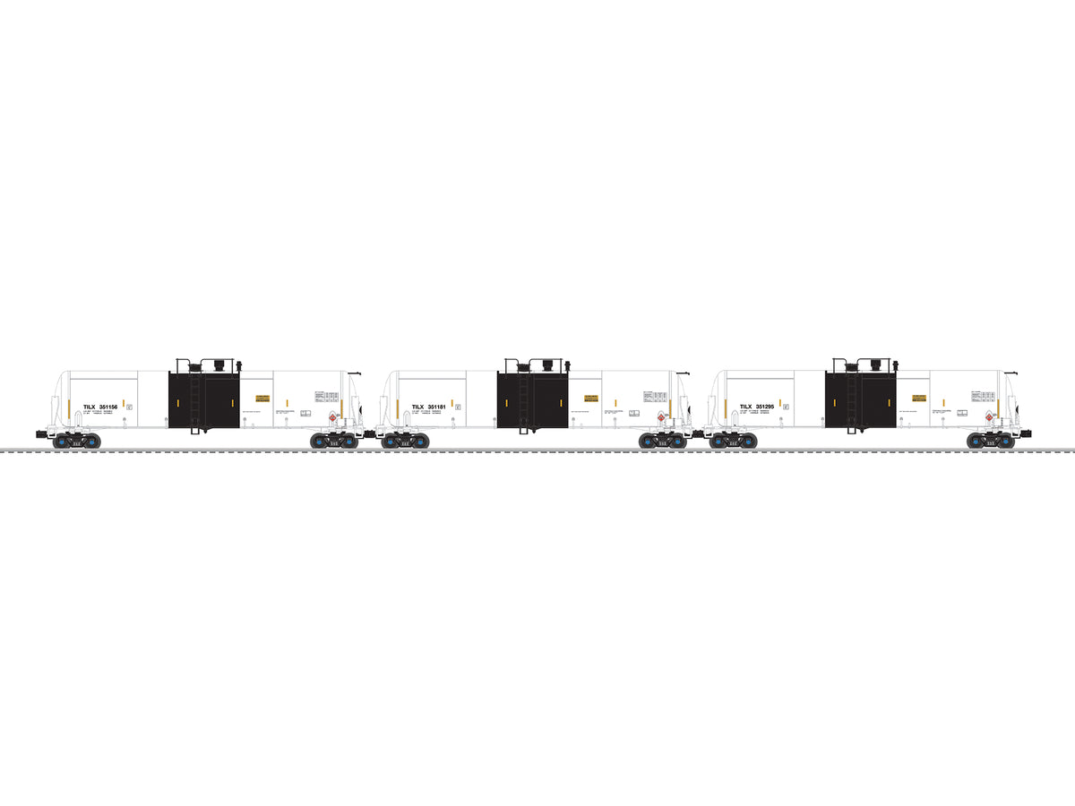 Lionel 2626605 - Ethanol Tank Car "TILX" (3-Car) Set B - MrMuffin'sTrains