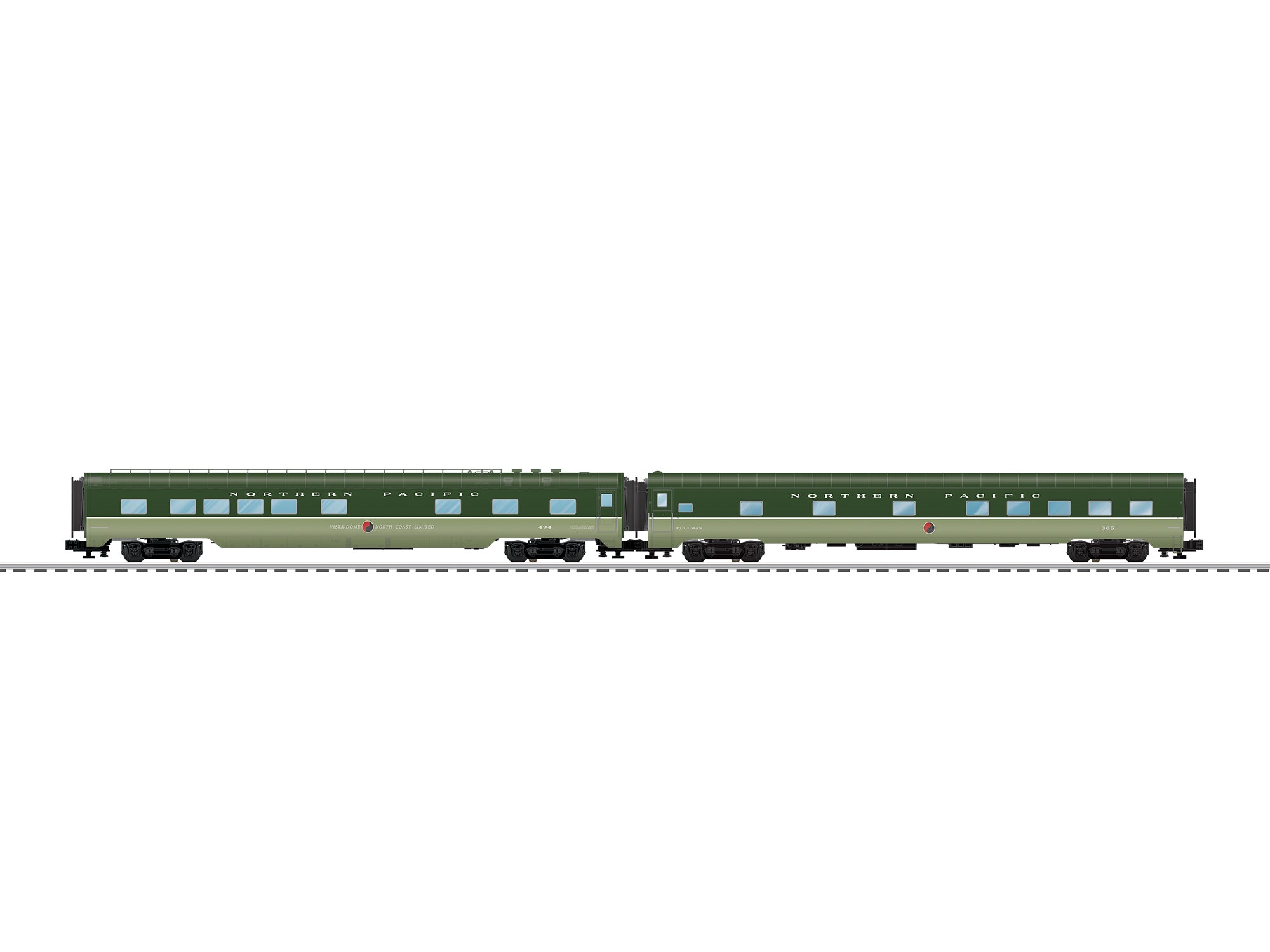 Lionel 2627060 - 21" Passenger Car Set "North Coast Limited" (2-Car)