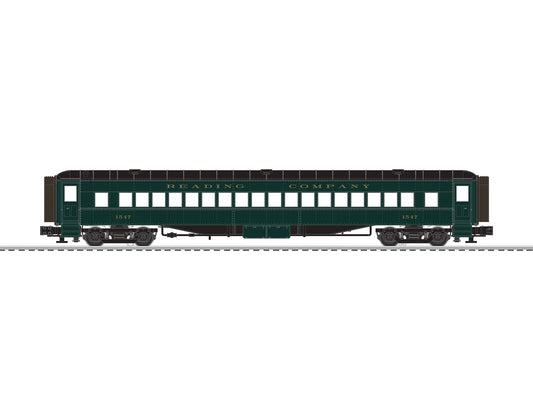 Lionel 2627580 - 72' Passenger Car Set "Reading" (2-Car) Set A (Solid Green) - MrMuffin'sTrains