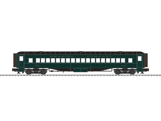 Lionel 2627590 - 72' Passenger Car Set "Reading" (2-Car) Set B (Solid Green) - MrMuffin'sTrains