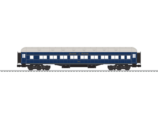 Lionel 2627800 - 18" Passenger Car "Louisville & Nashville" (2-Car) Set B - MrMuffin'sTrains