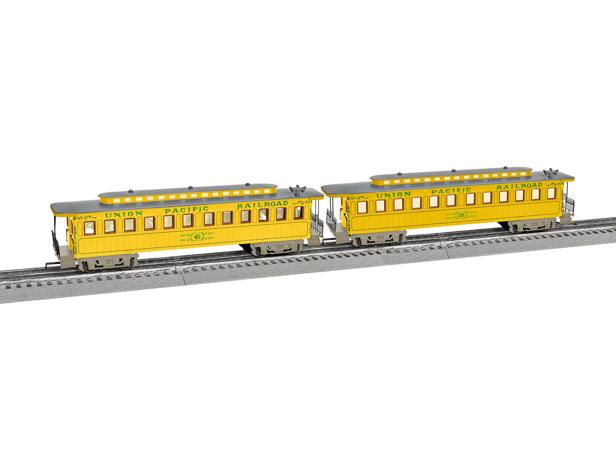 Lionel 2627850 - 1860s Coach Car "Union Pacific" (2-Car) - Sold out