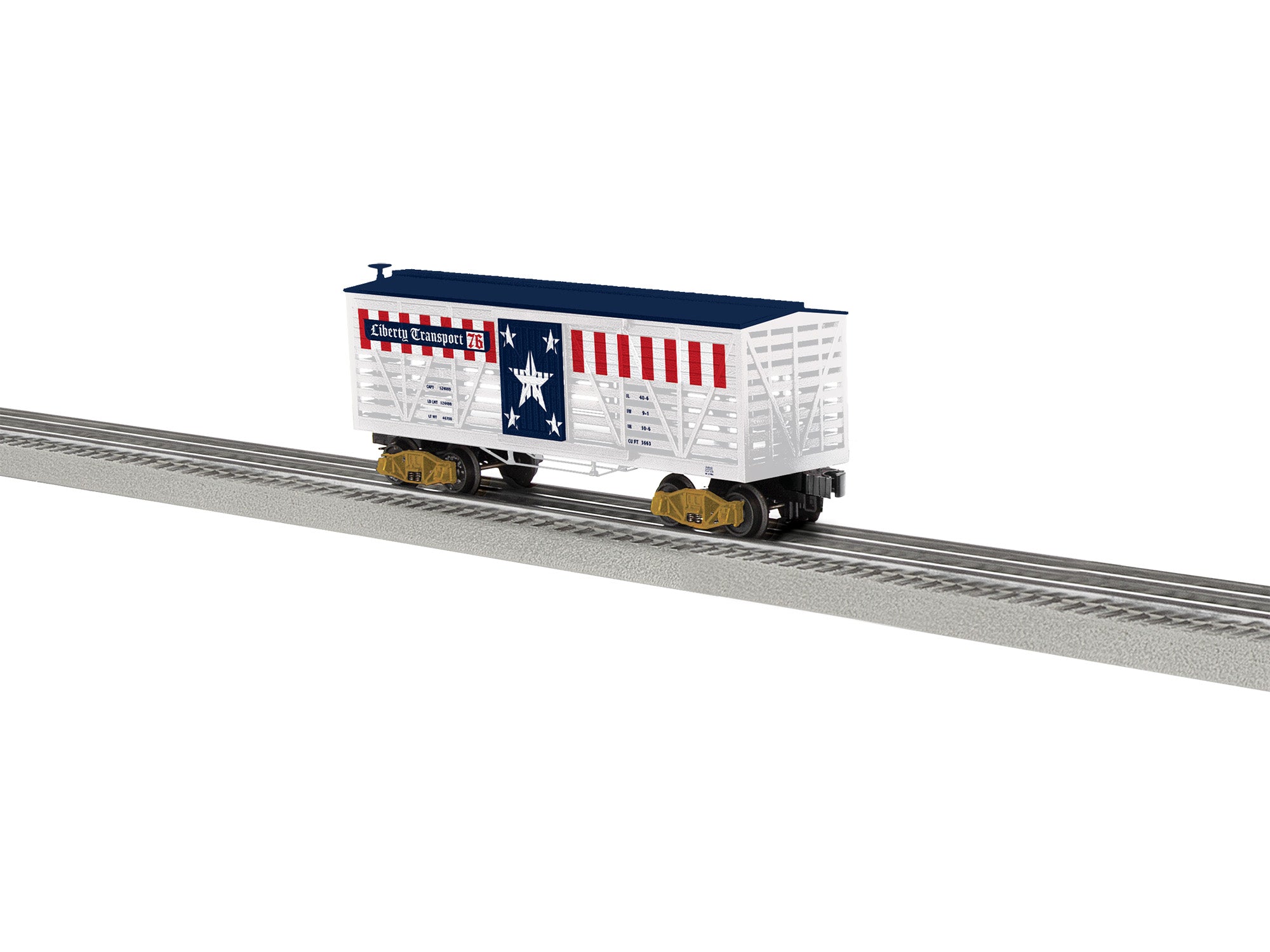 Lionel 2628050 - 250th U.S. America - Stock Car "Liberty Transport" #76