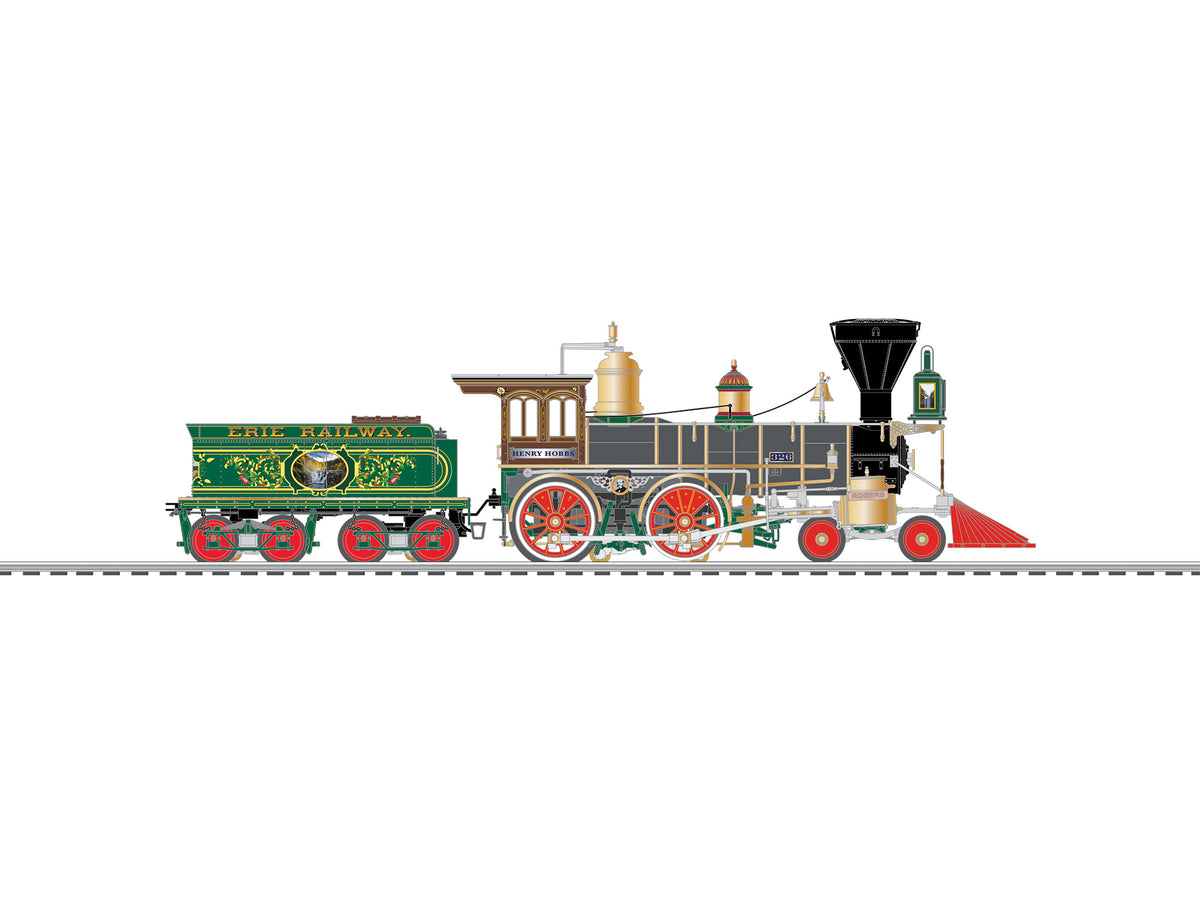 Lionel 2631550 - Legacy - 4-4-0 Brass Hybrid Steam Locomotive "Erie" #326 (Henry Hobbs)