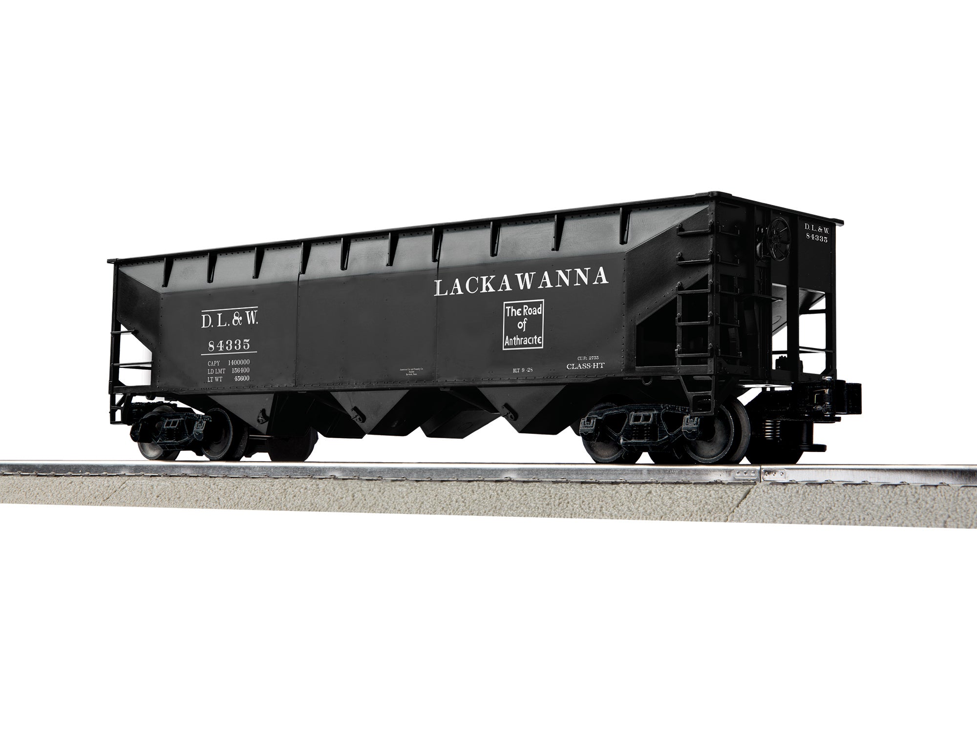 Lionel 2642169 - 3-Bay AAR Hopper Car "Lackawanna" #84335