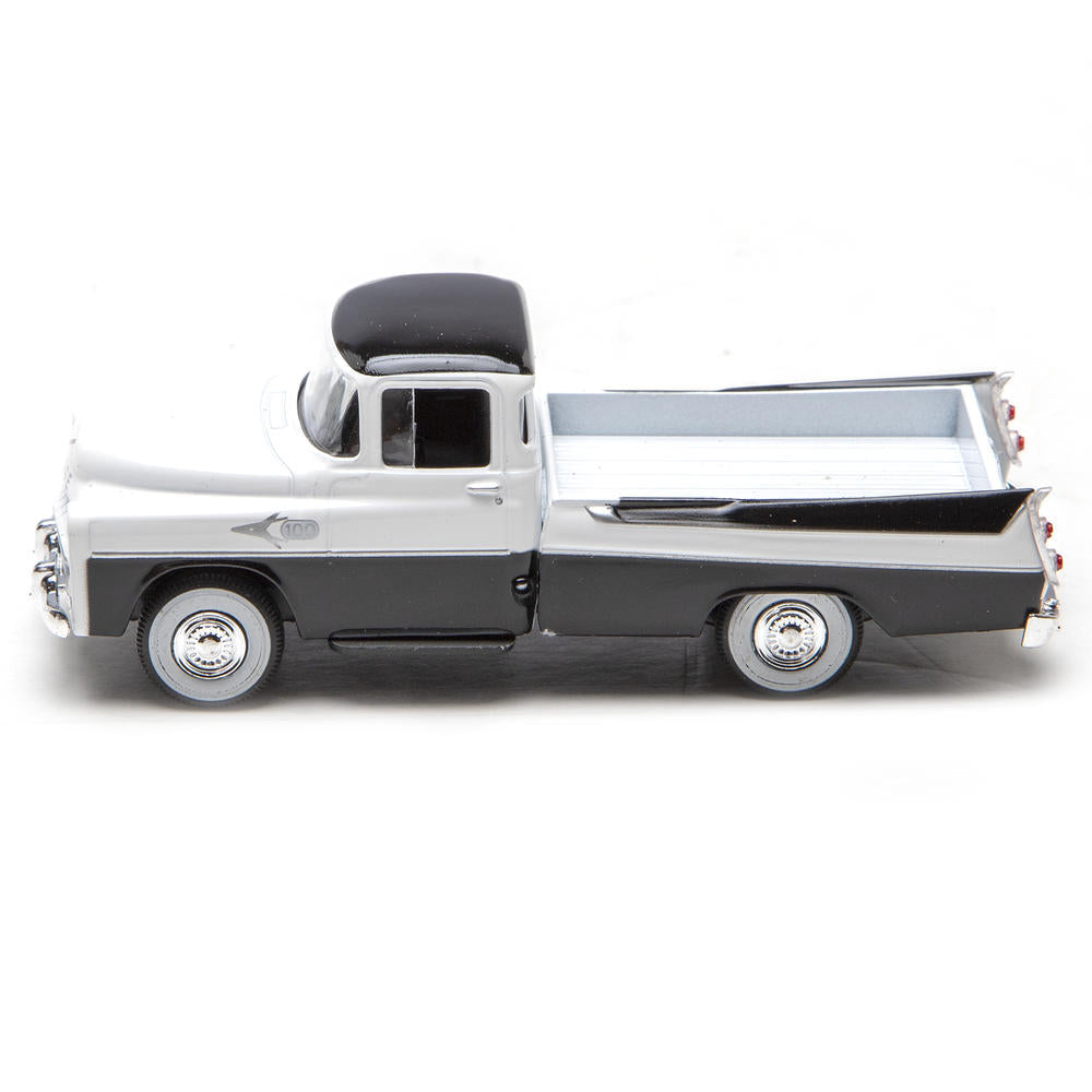 1957 Dodge Sweptside Truck (White/Black) 1/48 Diecast Car