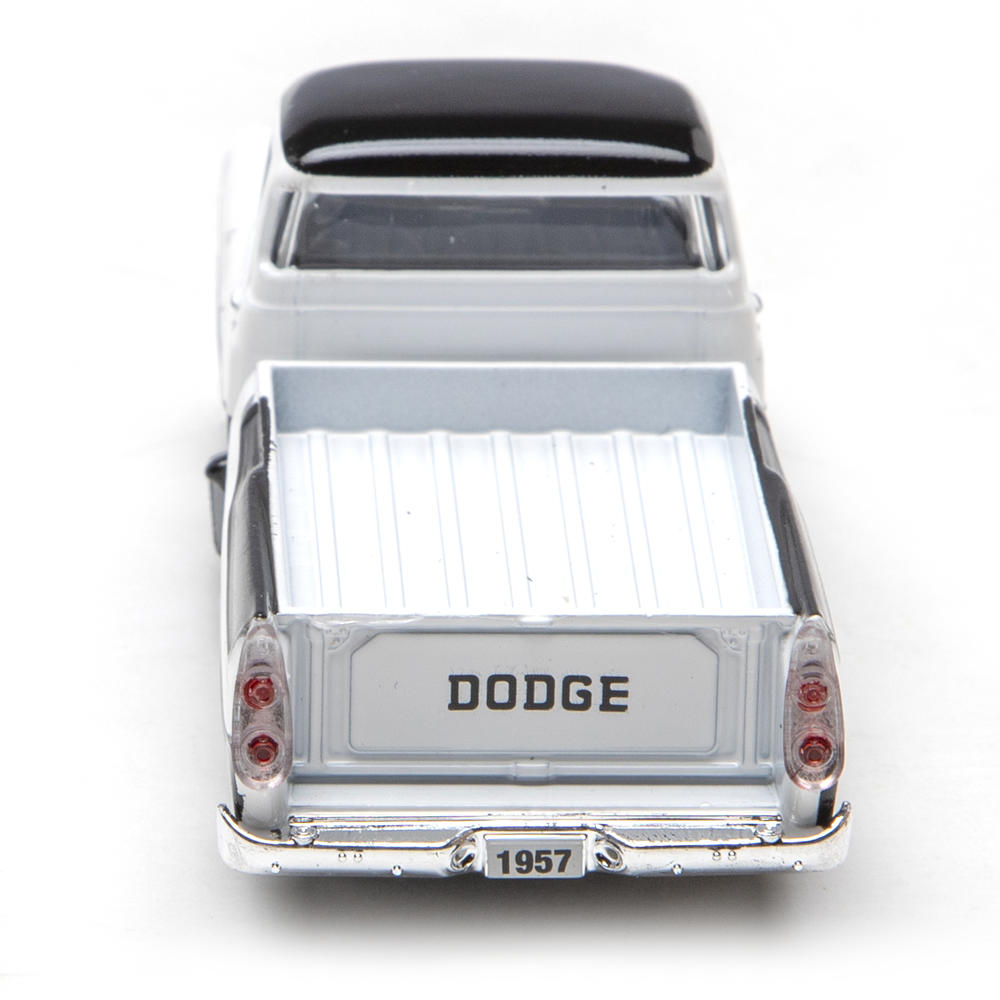 1957 Dodge Sweptside Truck (White/Black) 1/48 Diecast Car