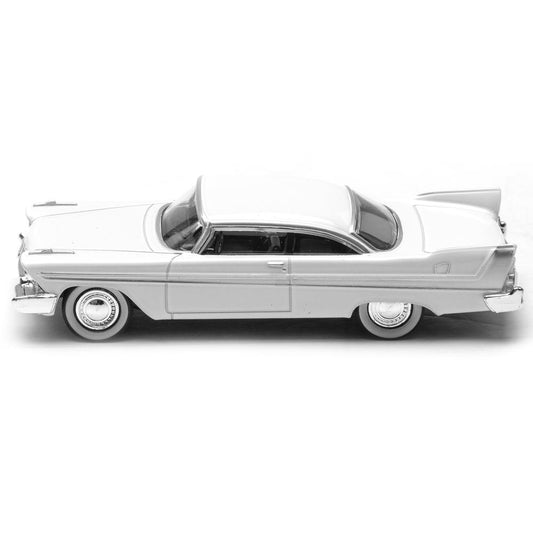 1958 Plymouth Fury (White) 1/48 Diecast Car - MrMuffin'sTrains