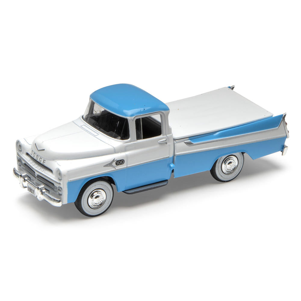 1957 Dodge Sweptside Truck (Blue/White) 1/48 Diecast Car