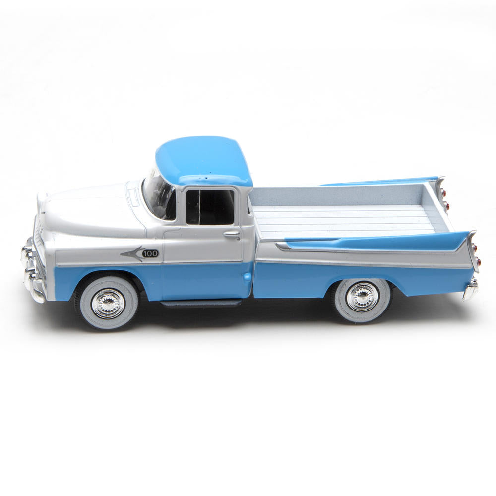 1957 Dodge Sweptside Truck (Blue/White) 1/48 Diecast Car