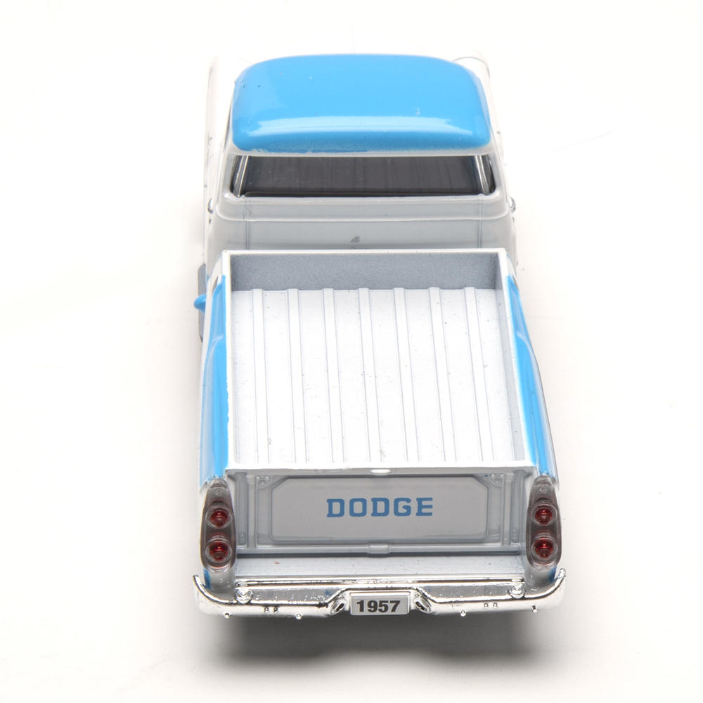 1957 Dodge Sweptside Truck (Blue/White) 1/48 Diecast Car